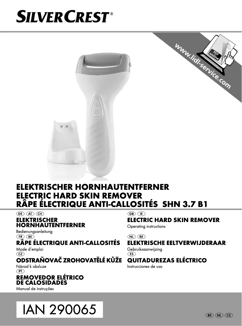 Page n°1 - Manuel utilisateur SilverCrest SHN 3.7 B1