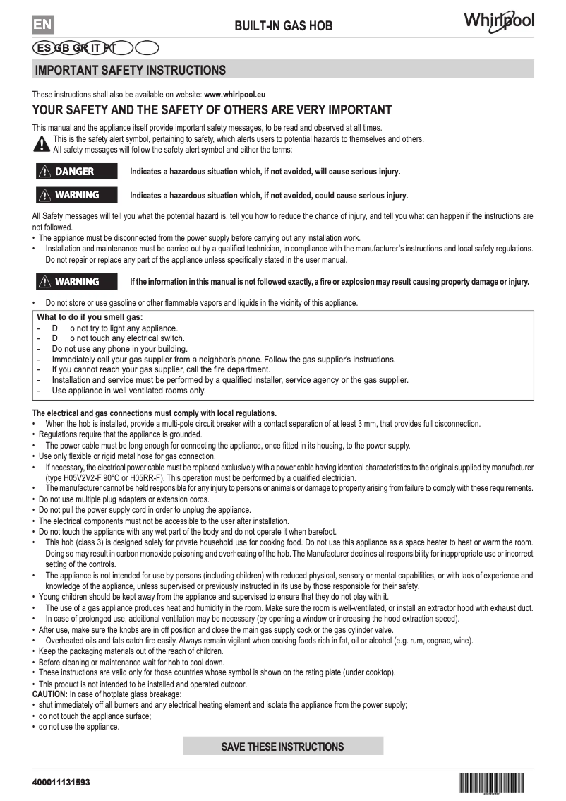 Image de la première page du manuel de l'appareil GOA 7523 NB