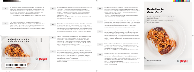 Page 1 de la notice Manuel utilisateur Bosch PXE611FC1E