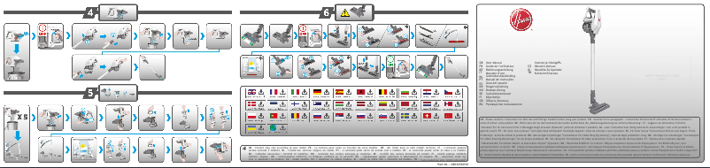 Página 1 del manual Manual de usuario Hoover H-FREE 300 HF322PTA 011