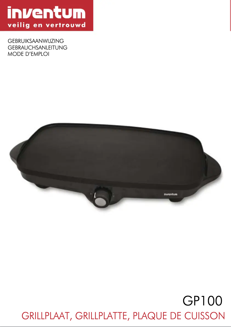 Image de la première page du manuel de l'appareil GP100