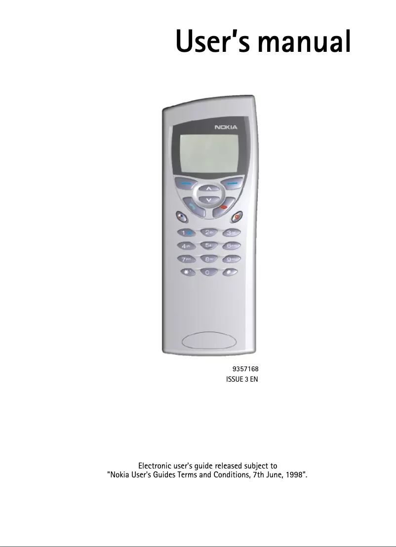 Image de la première page du manuel de l'appareil 9110