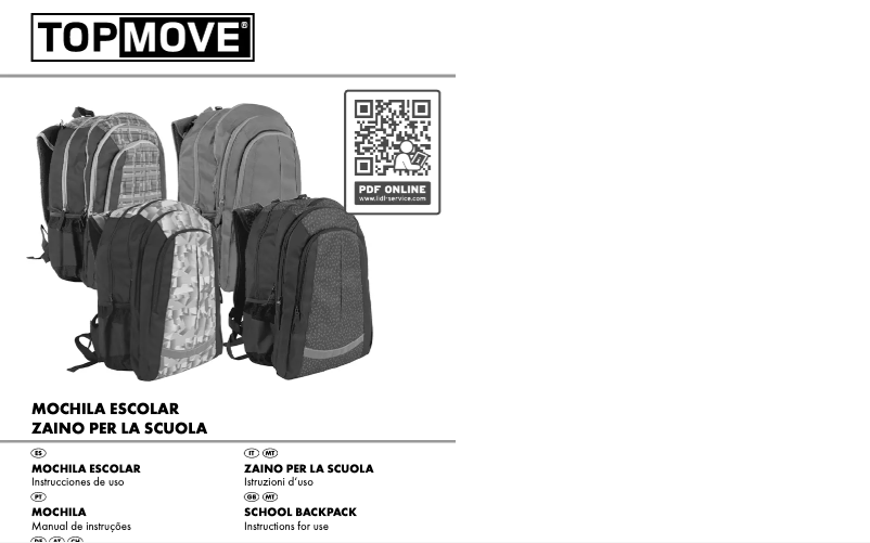 Page n°1 - Manuel utilisateur Topmove IAN 321726