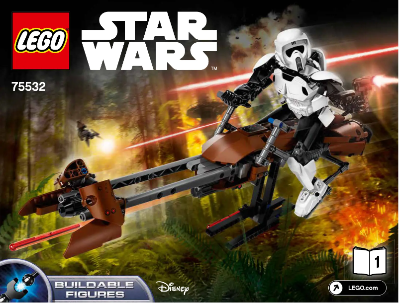 Page 1 de la notice Manuel utilisateur Lego Star Wars 75532