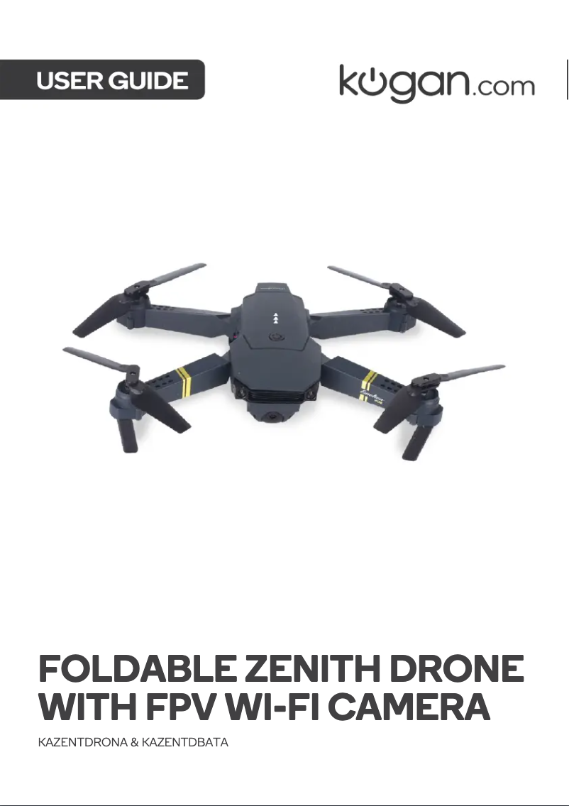 Page n°1 - Manuel utilisateur Kogan Zenith