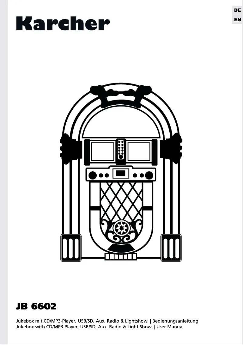 Página 1 del manual Manual de usuario Kärcher JB 6602
