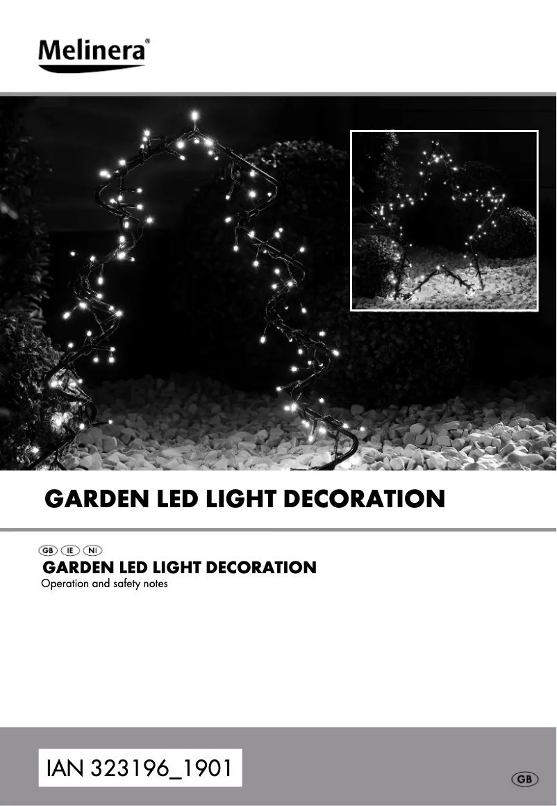 Page 1 de la notice Manuel utilisateur Melinera HG05474