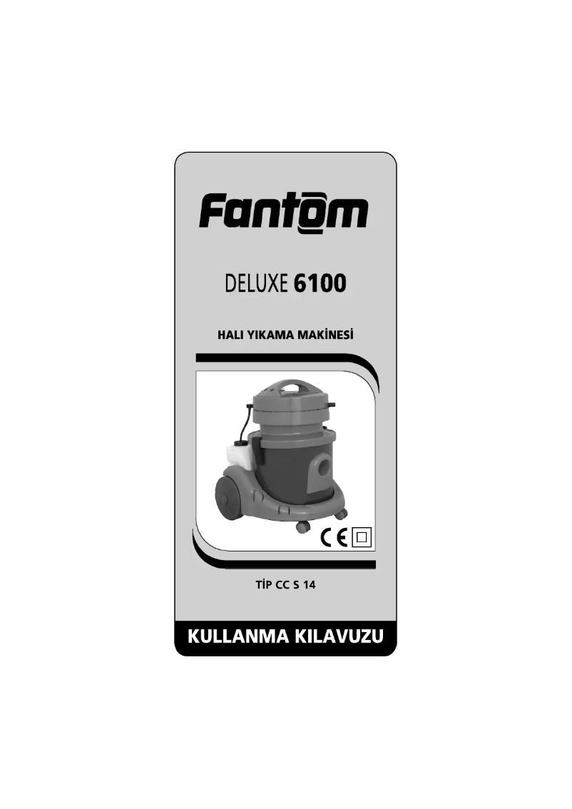 Page n°1 - Manuel utilisateur Fantom Deluxe 6100
