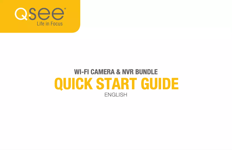 Image de la première page du manuel de l'appareil QCW3MPEN16