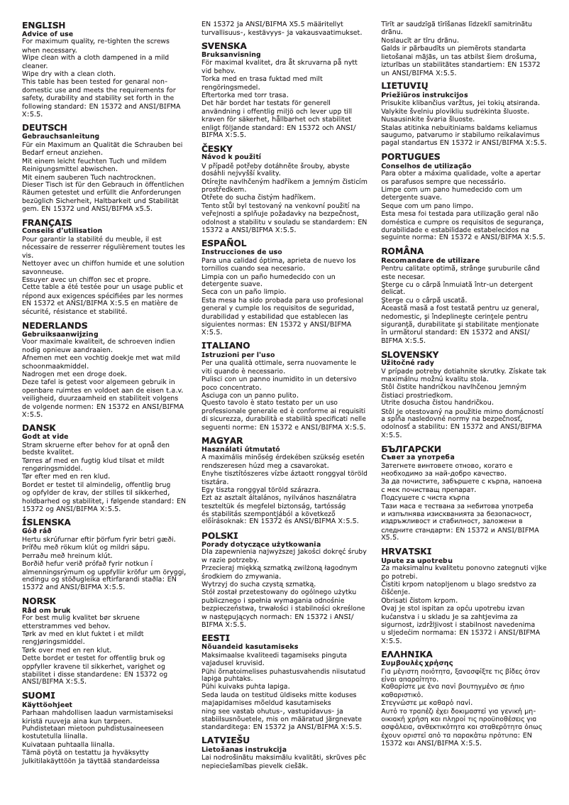 Page 1 de la notice Manuel utilisateur Ikea NORRAKER