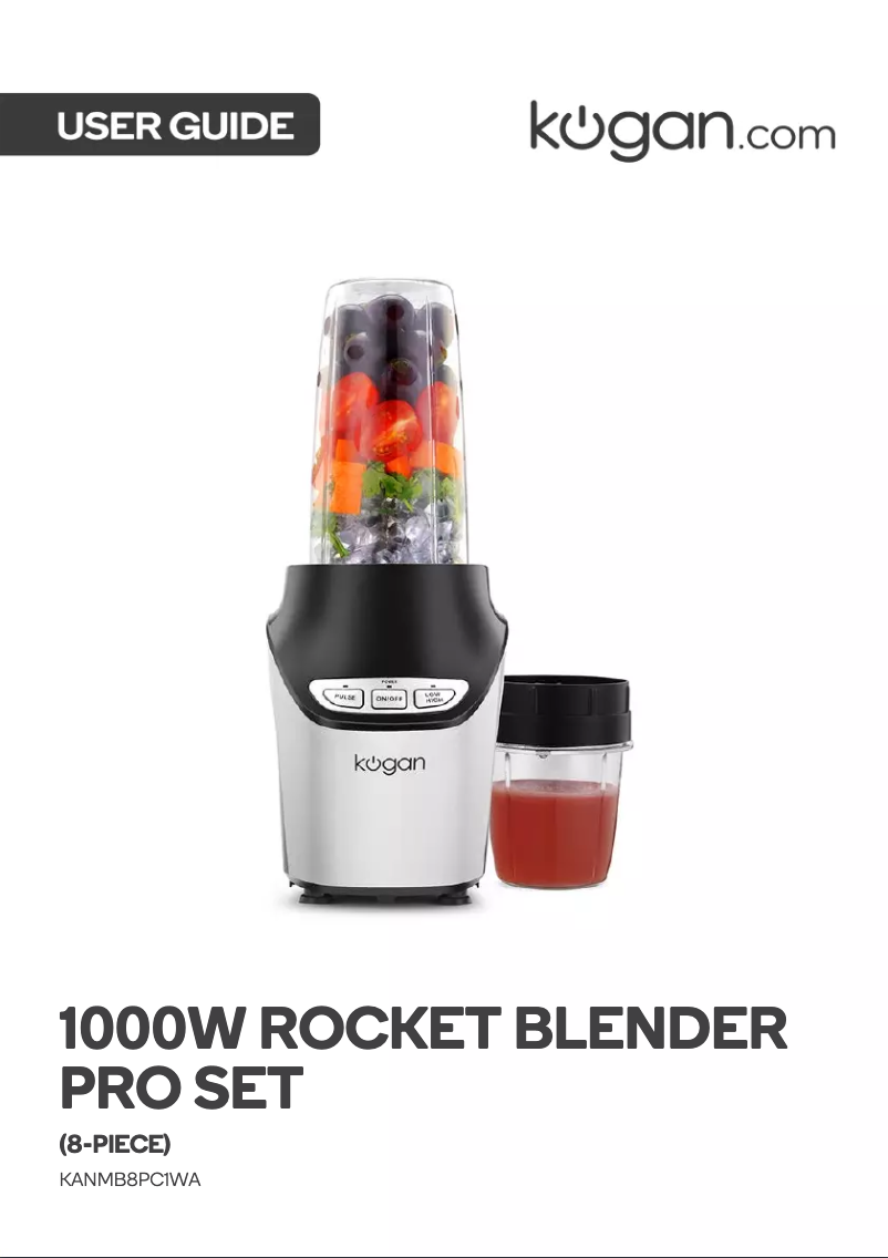 Page n°1 - Manuel utilisateur Kogan KANMB8PC1WA