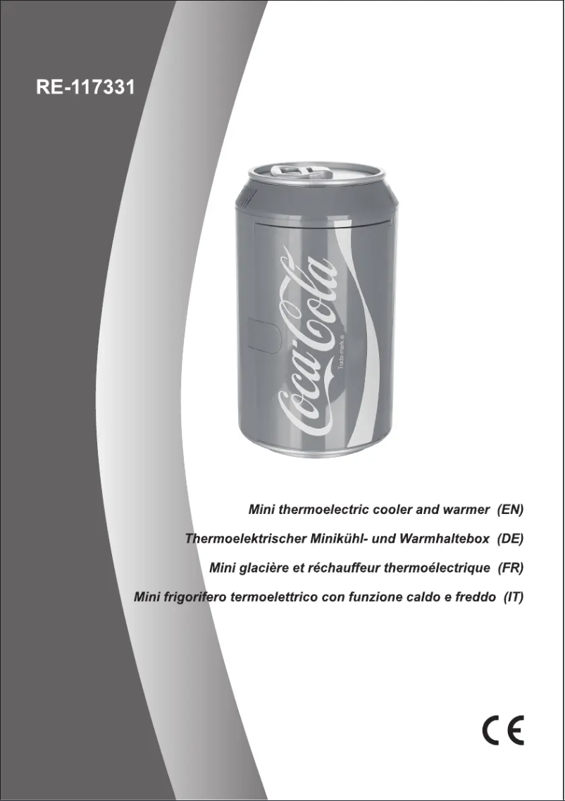 Page 1 de la notice Manuel utilisateur Emerio RE-117331