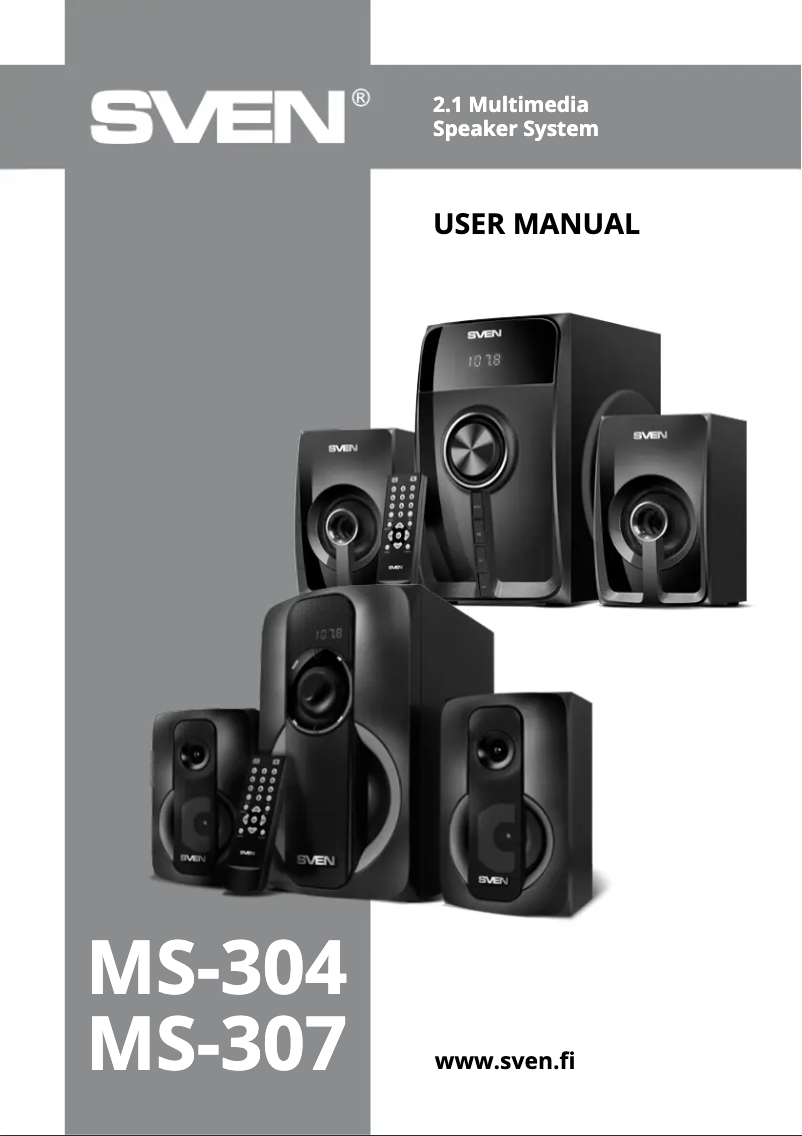 Page n°1 - Manuel utilisateur Sven MS-304