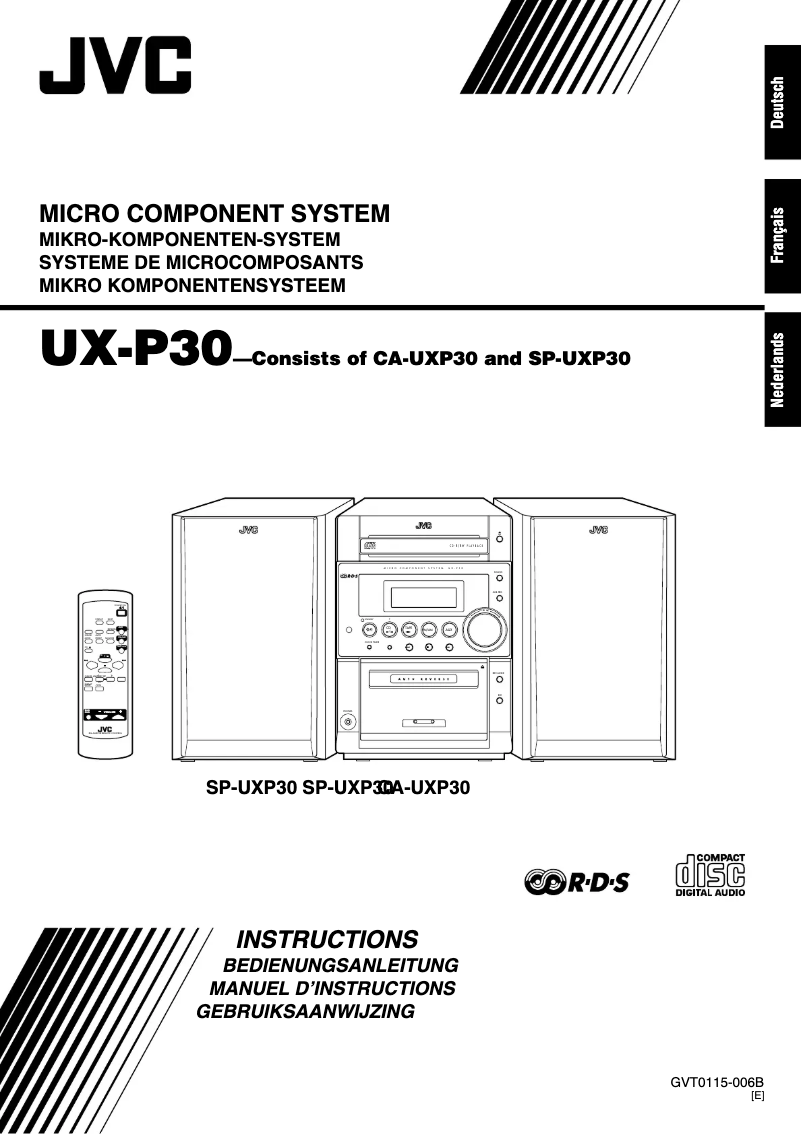 Image de la première page du manuel de l'appareil UX-P30