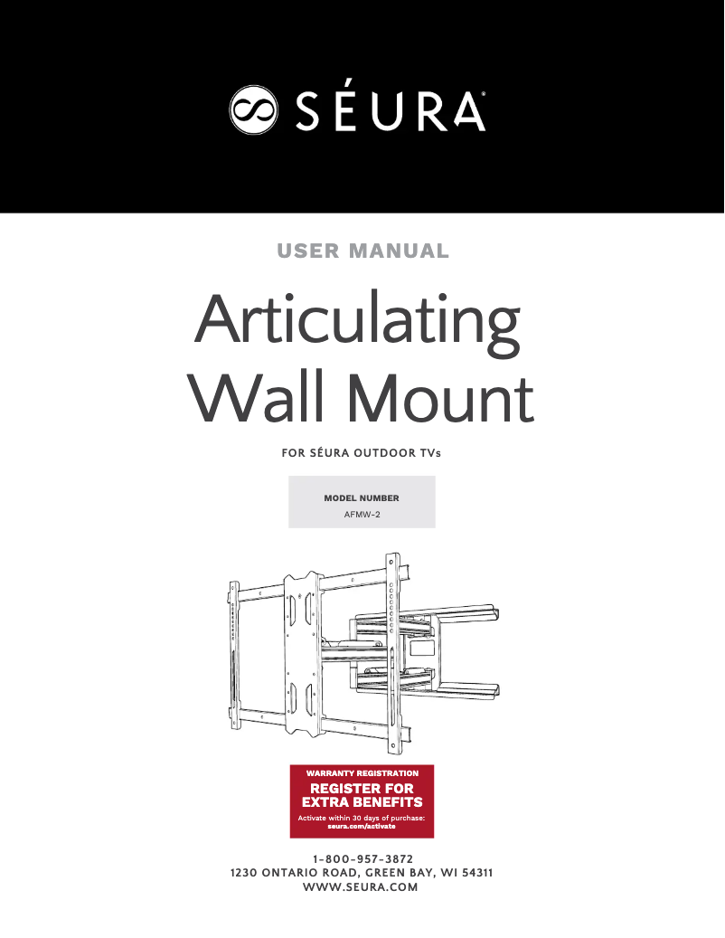Page n°1 - Manuel utilisateur Seura AFMW-2