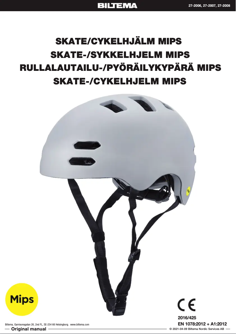 Page 1 de la notice Manuel utilisateur Biltema 27-2006