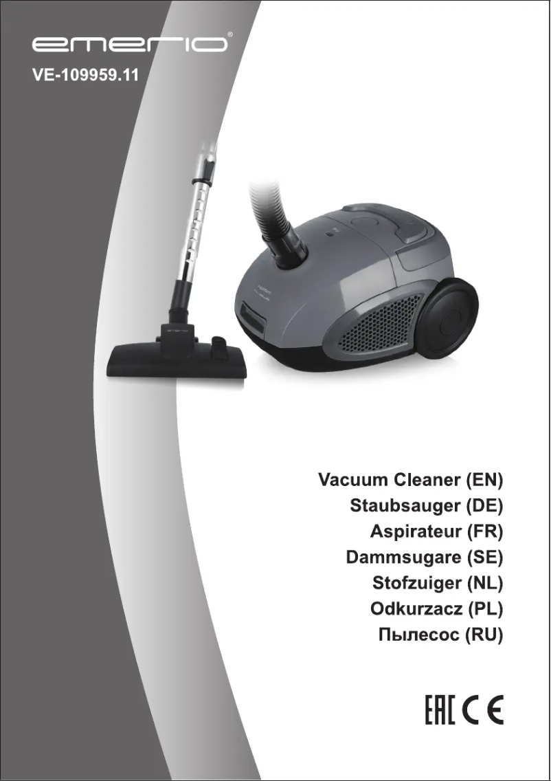 Page n°1 - Manuel utilisateur Emerio VE-109959.11