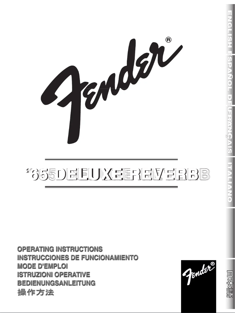 Page 1 de la notice Mode d'emploi Fender '65 Deluxe Reverb