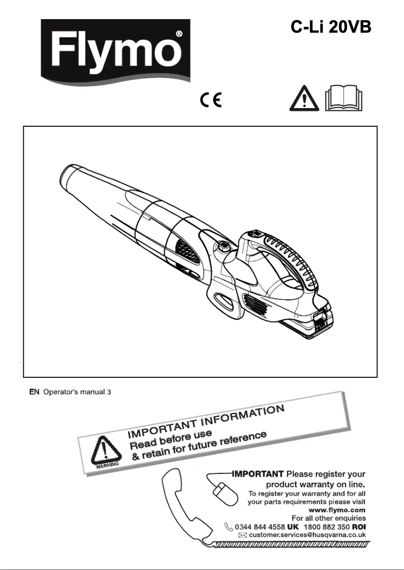 Image de la première page du manuel de l'appareil Ci-Li 20VB