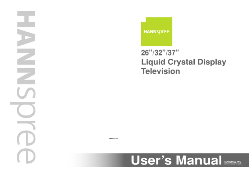 Image de la première page du manuel de l'appareil LT29-32U1