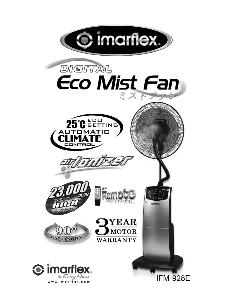 Page 1 de la notice Manuel utilisateur Imarflex IFM-928E