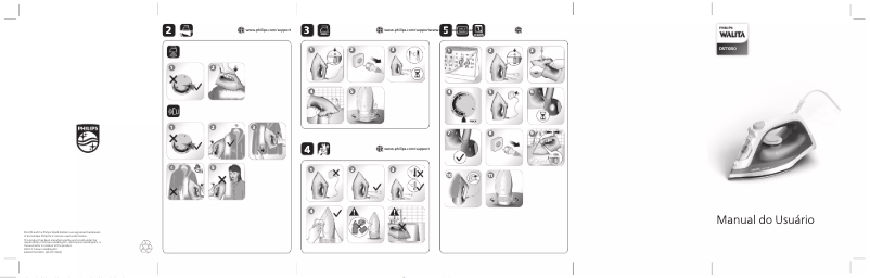 Page 1 de la notice Manuel utilisateur Philips Walita DST1050