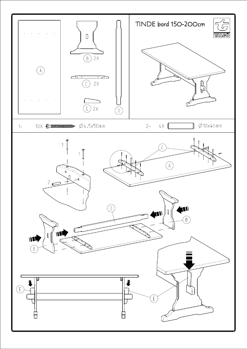 Página 1 del manual Manual de usuario Talgø Tinde