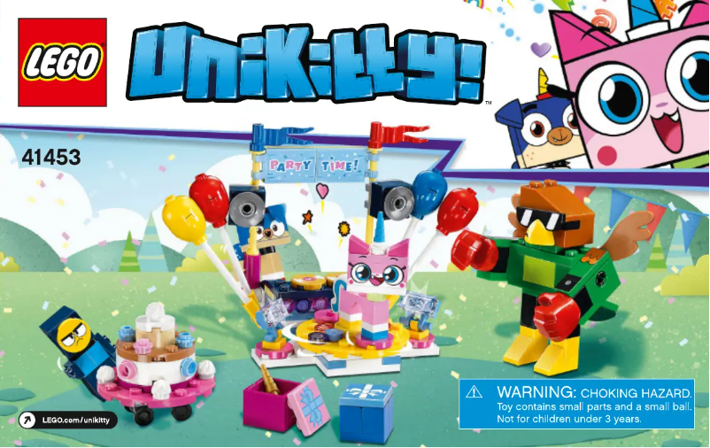 Page 1 de la notice Manuel utilisateur Lego Unikitty 41453