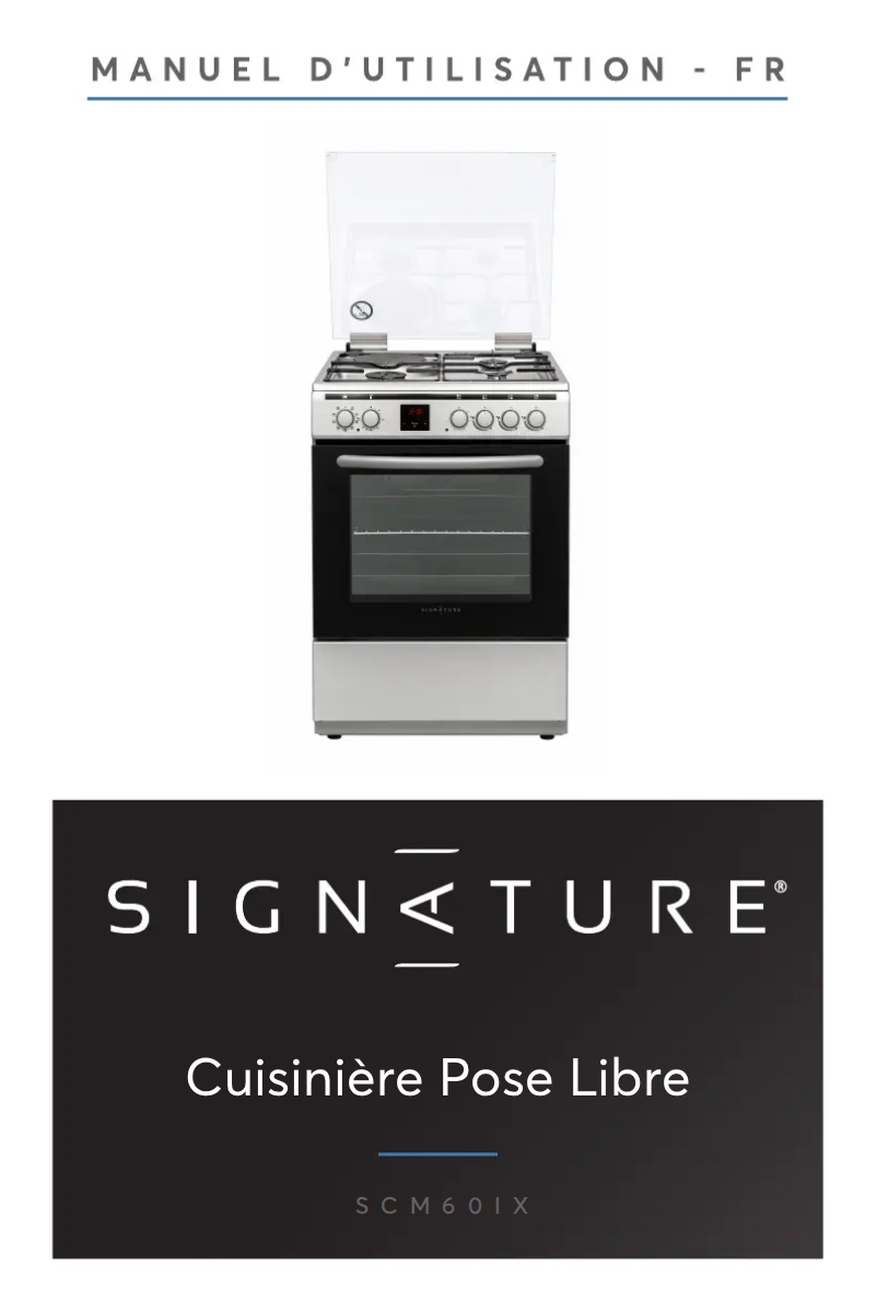 Image de la première page du manuel de l'appareil SCM60IX