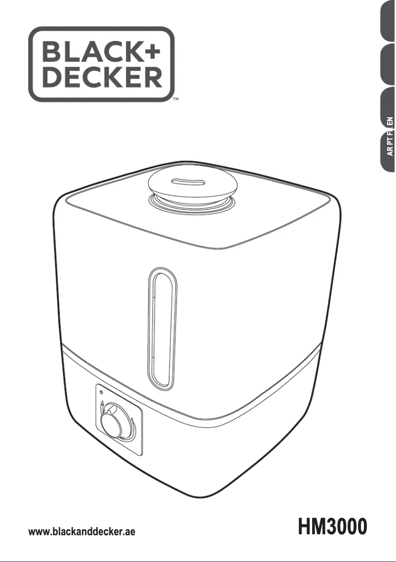 Page 1 de la notice Manuel utilisateur Black & Decker HM3000