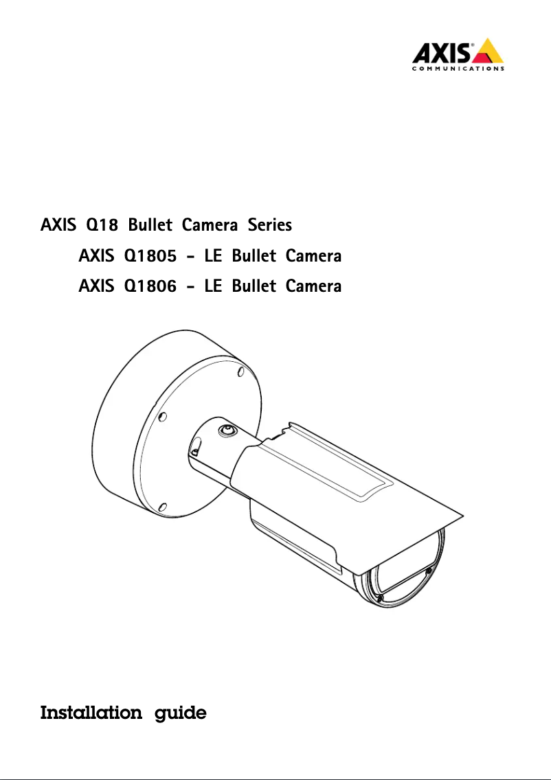 Image de la première page du manuel de l'appareil Q1805-LE