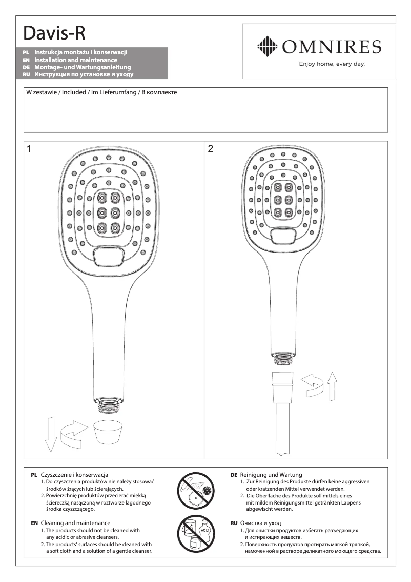 Página 1 del manual Manual de usuario Omnires Davis-R