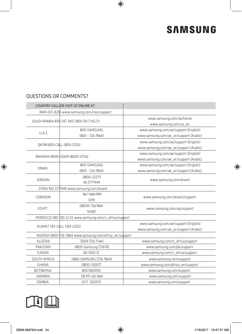 Page n°1 - Manuel utilisateur Samsung AR13MQFHPWK