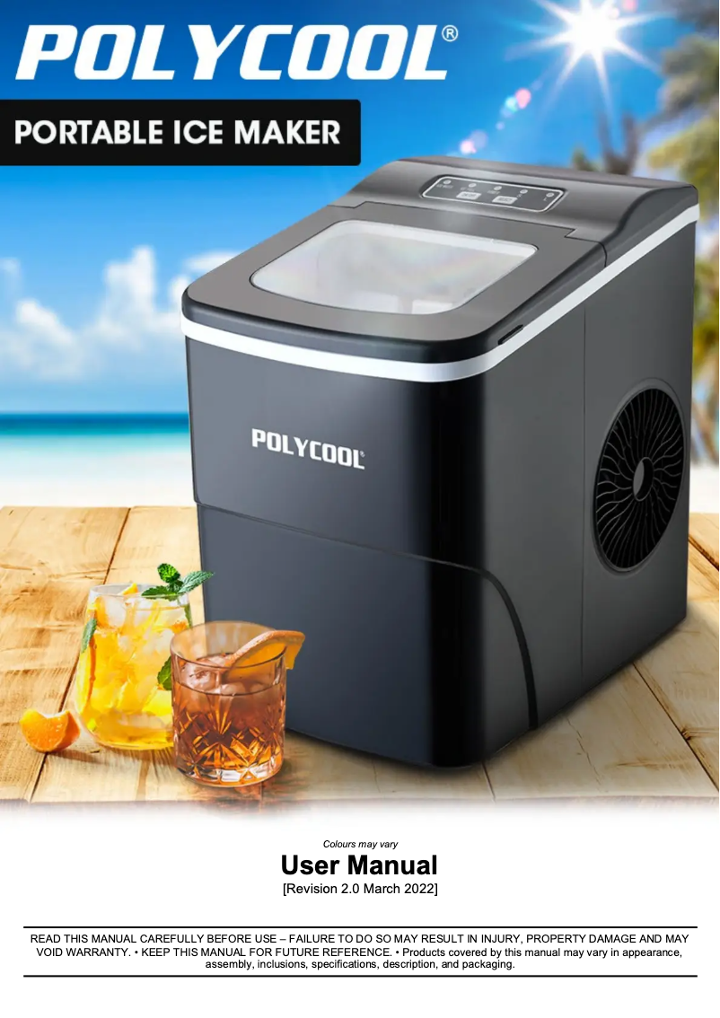 Página 1 del manual Manual de usuario PolyCool ICM-2RD