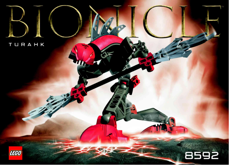 Image de la première page du manuel de l'appareil Bionicle 8592