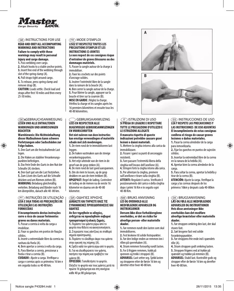 Image de la première page du manuel de l'appareil 3062EURDAT