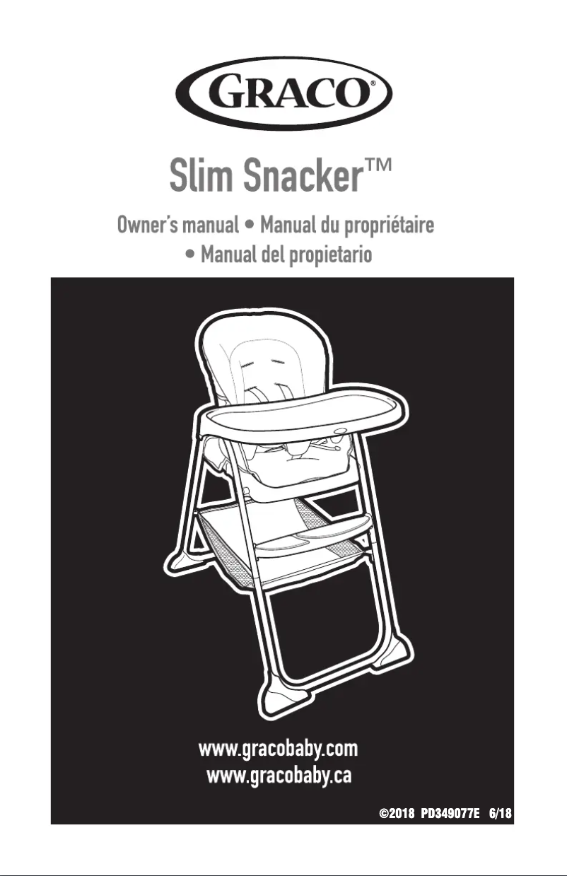 Page 1 de la notice Manuel utilisateur Graco Slim Snacker