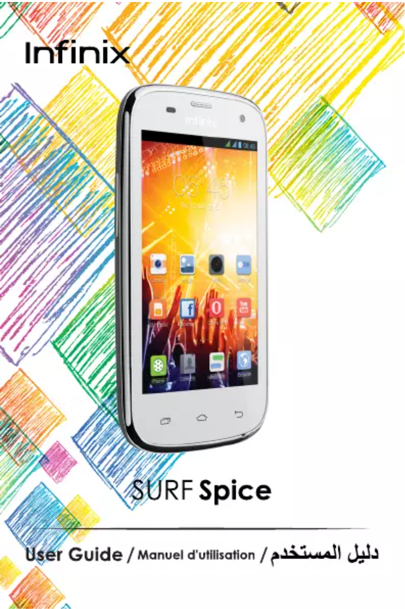 Page 1 de la notice Manuel utilisateur Infinix Surf Spice X403