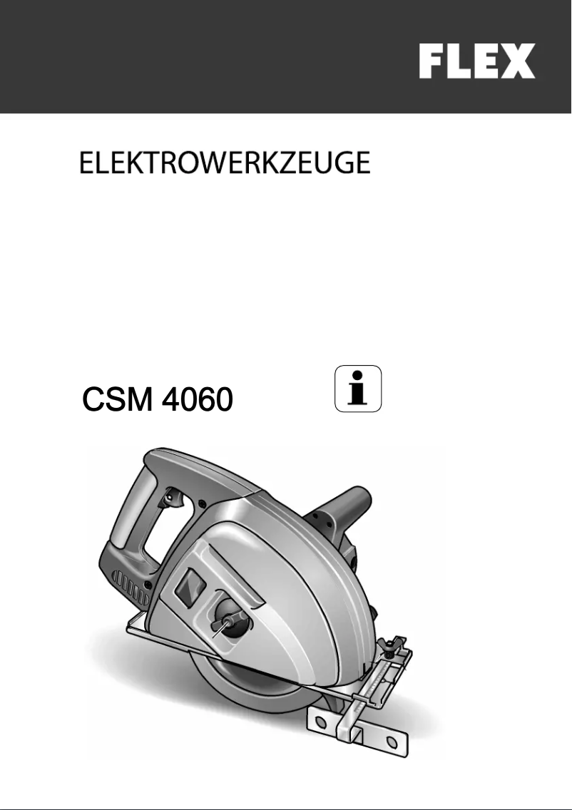 Página 1 del manual Manual de usuario Flex CSM 4060