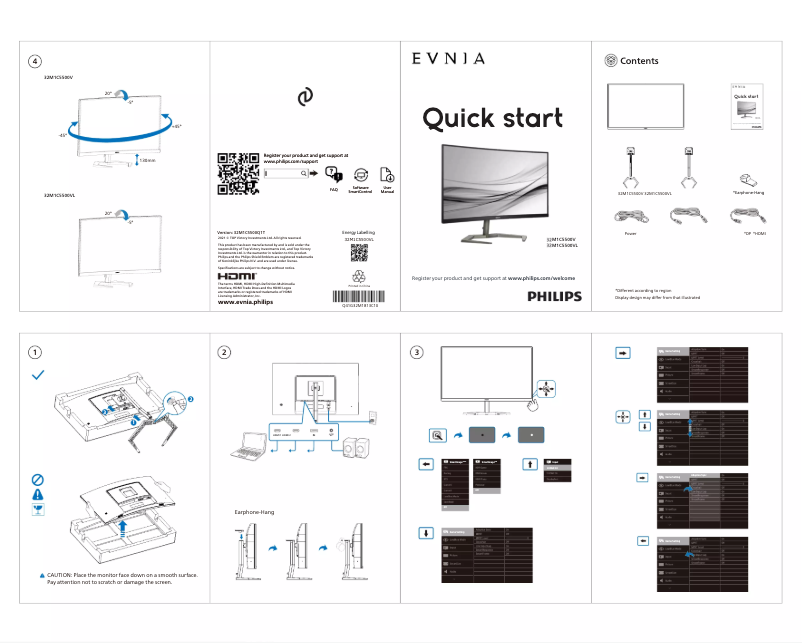 First page image of the manual for 32M1C5500VL