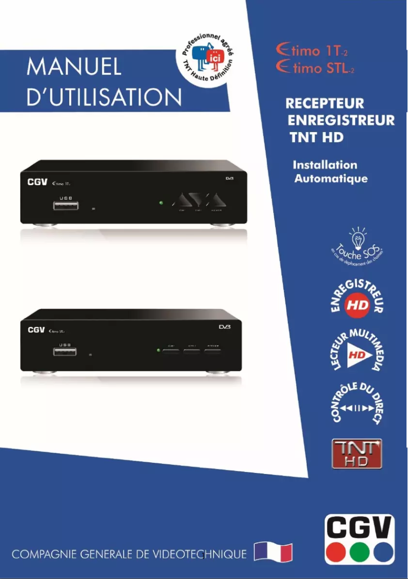 Image de la première page du manuel de l'appareil Etimo STL2