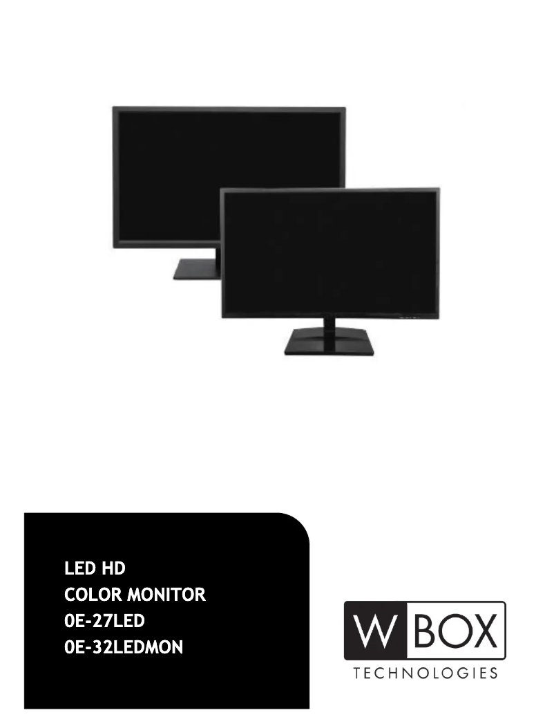 Página 1 del manual Manual de usuario W Box 0E-32LEDMON
