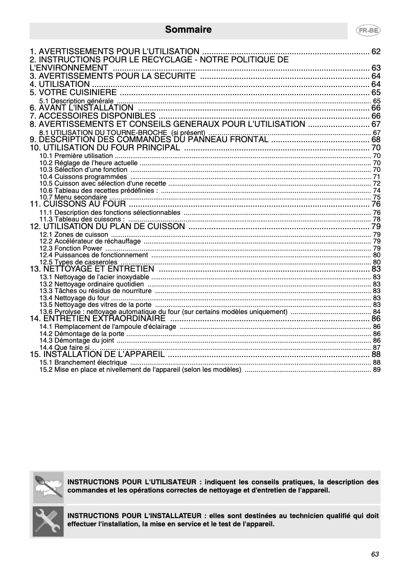 Image de la première page du manuel de l'appareil CE92IPX