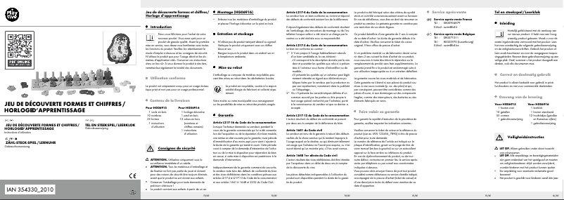 Imagen de la primera página del manual del dispositivo HG06915