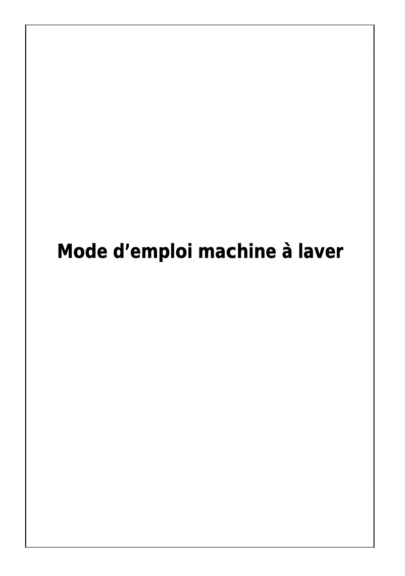 Page n°1 - Manuel utilisateur Clayton CL1006TRS