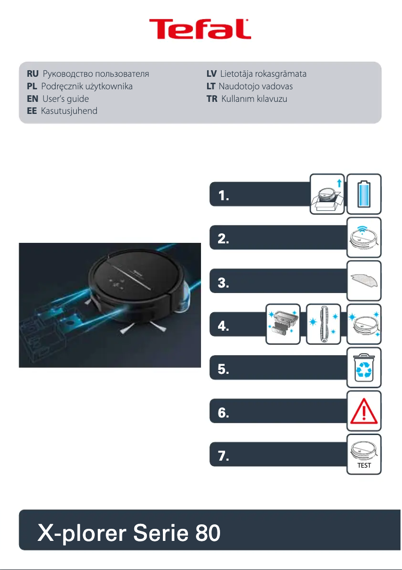 Page n°1 - Manuel utilisateur Tefal Explorer Serie 80 RG7765
