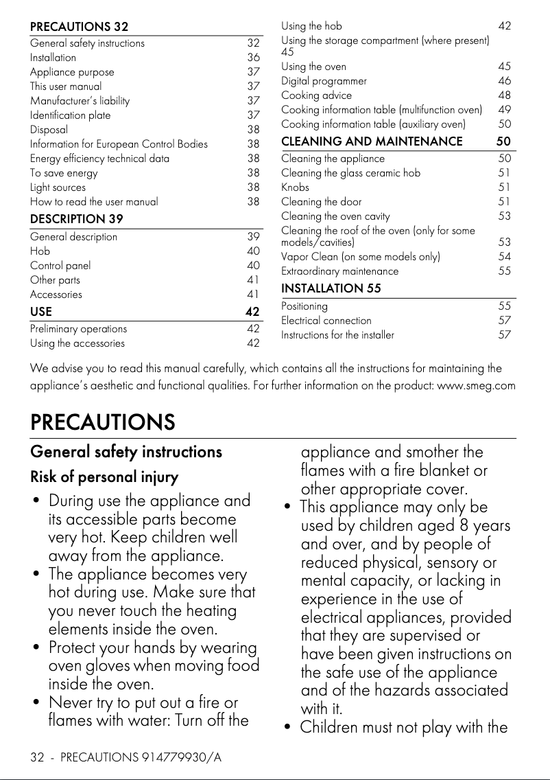 Image de la première page du manuel de l'appareil SYD4110I