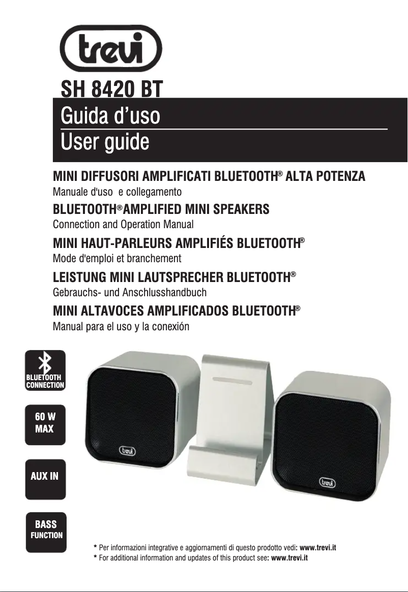 Image de la première page du manuel de l'appareil SH 8420 BT