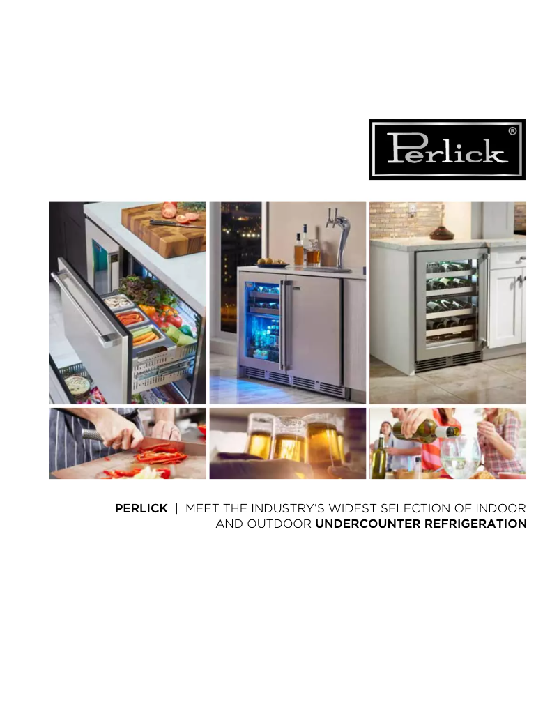 Page 1 de la notice Mode d'emploi Perlick Signature Series HP24ZS-36