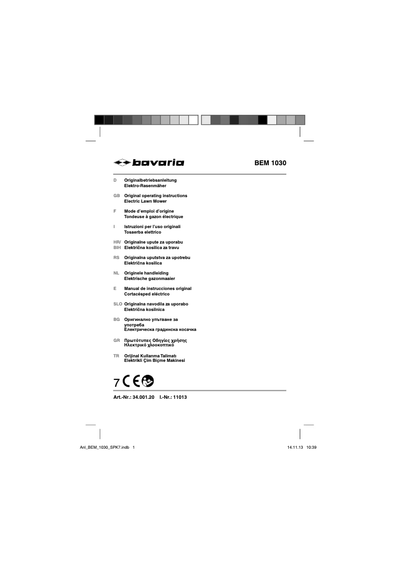 Página 1 del manual Manual de usuario Bavaria BEM 1030